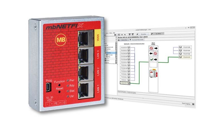 Di.r.el: Presenta mbNETFIX il Gateway Firewall industriale della MB Connect